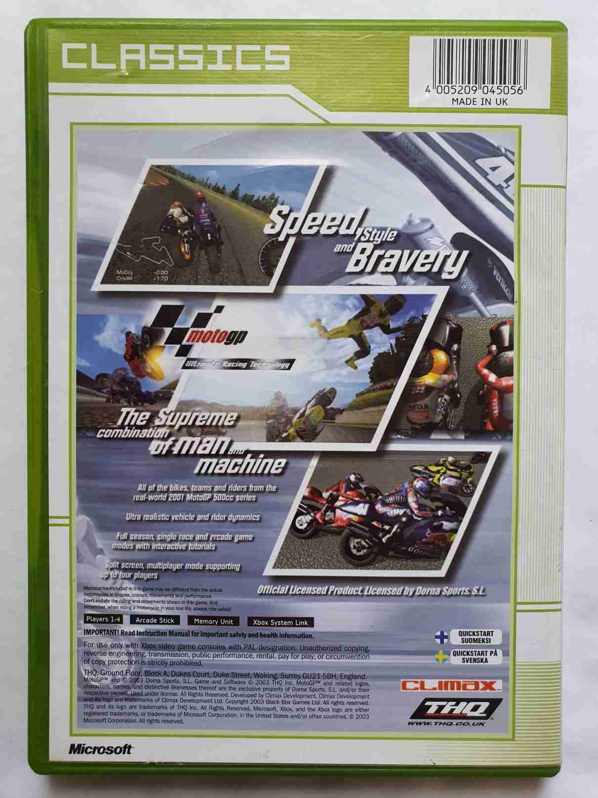 MOTOGP - ULTIMATE RACING TECHNOLOGY - CLASSICS -EN-