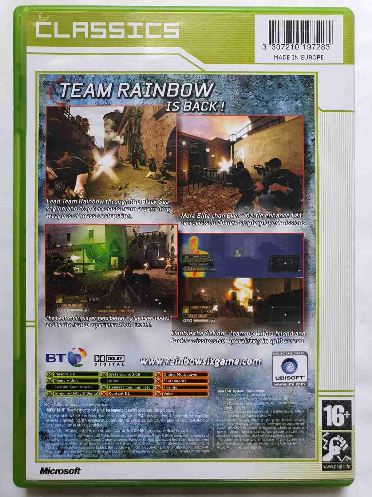 TOM CLANCY,S RAINBOW SIX 3 BLACK ARROW - CLASSICS -EN-