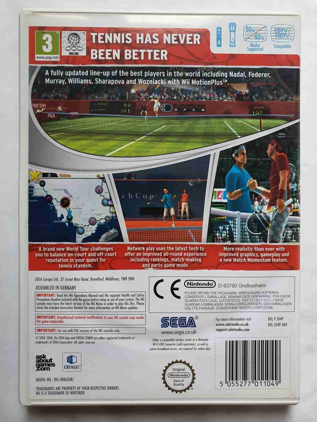 VIRTUA TENNIS 4 -EN-