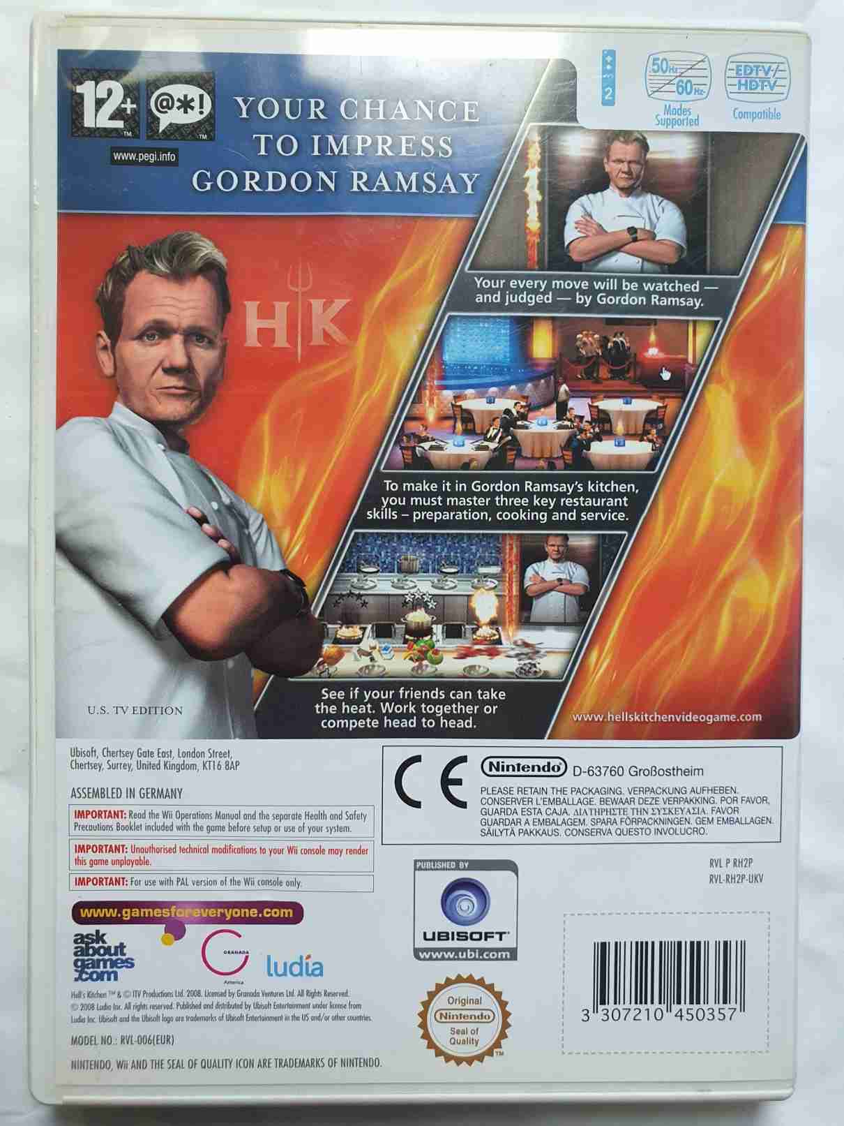 HELL,S KITCHEN THE GAME -EN-