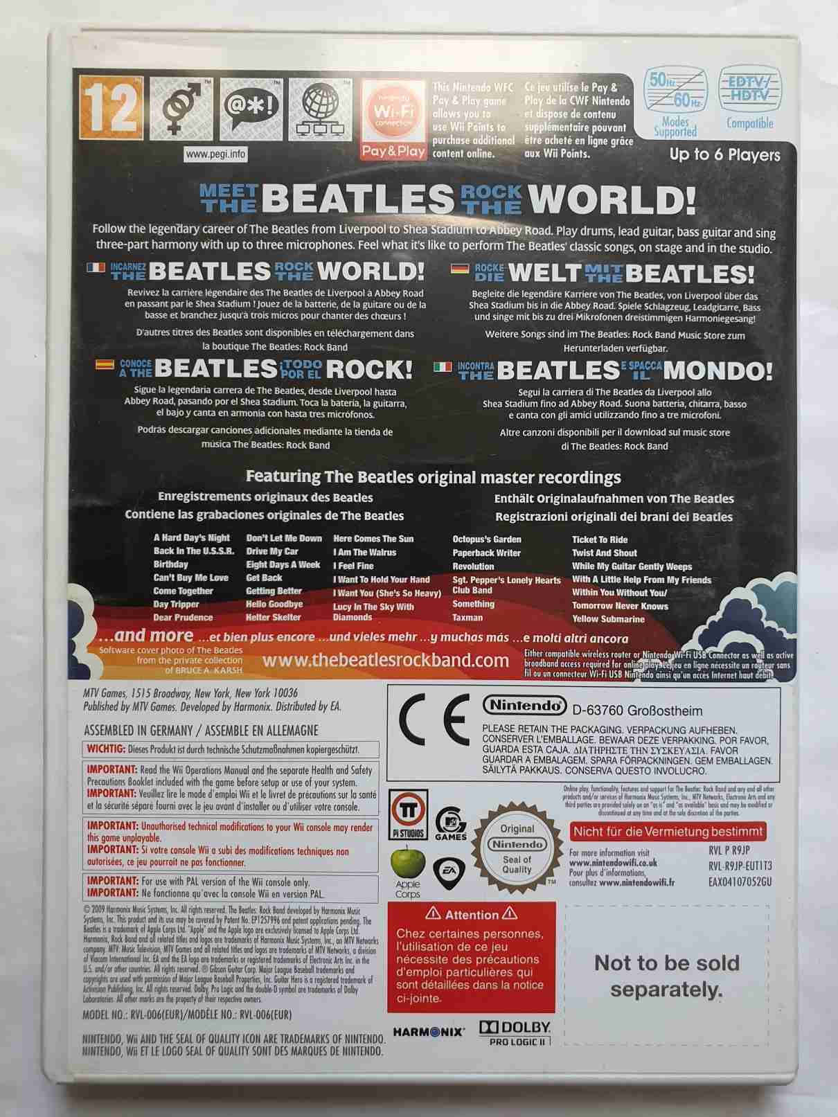 THE BEATLES ROCKBAND -EN-