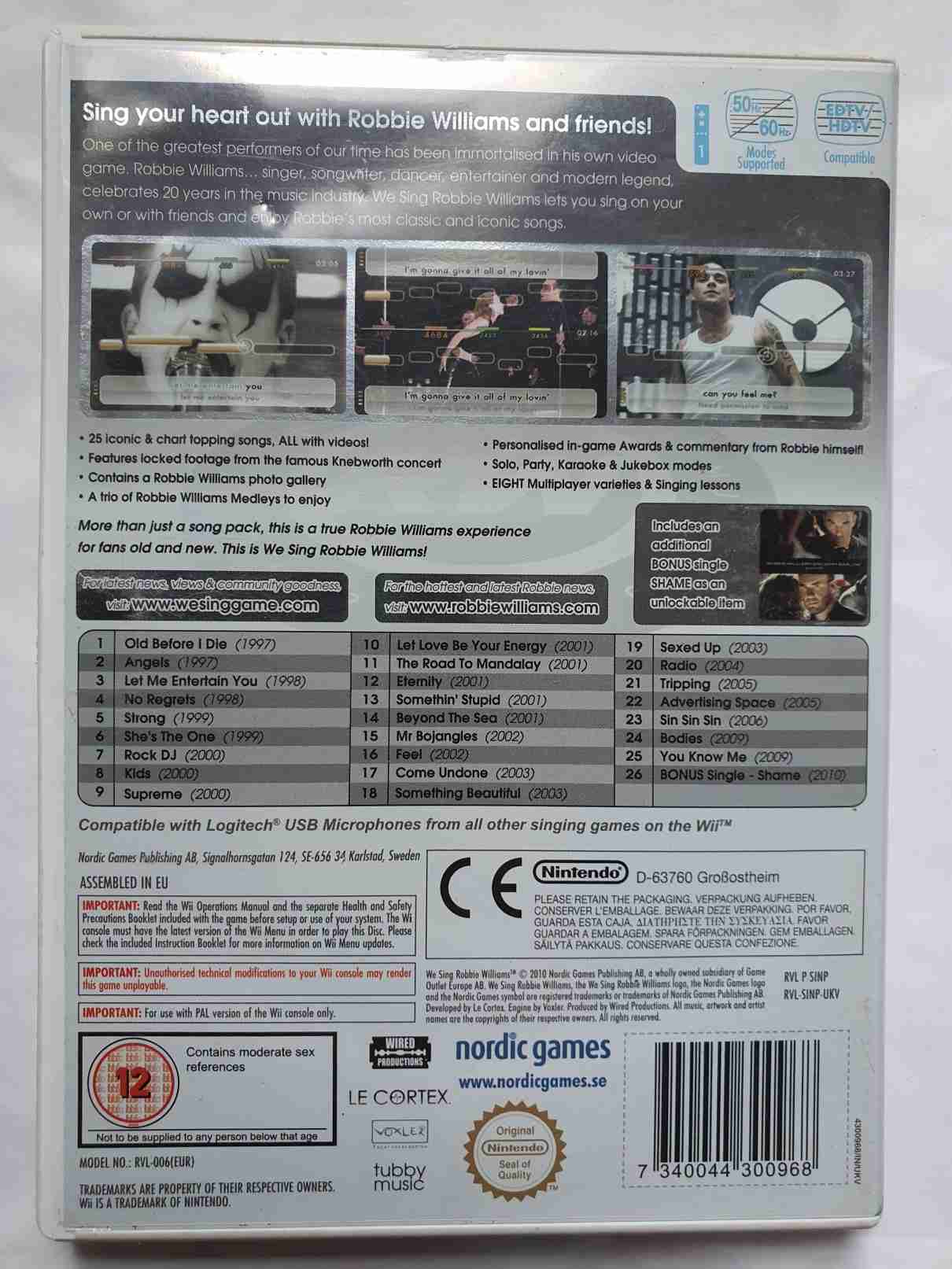 WE SING ROBBIE WILLIAMS -EN-