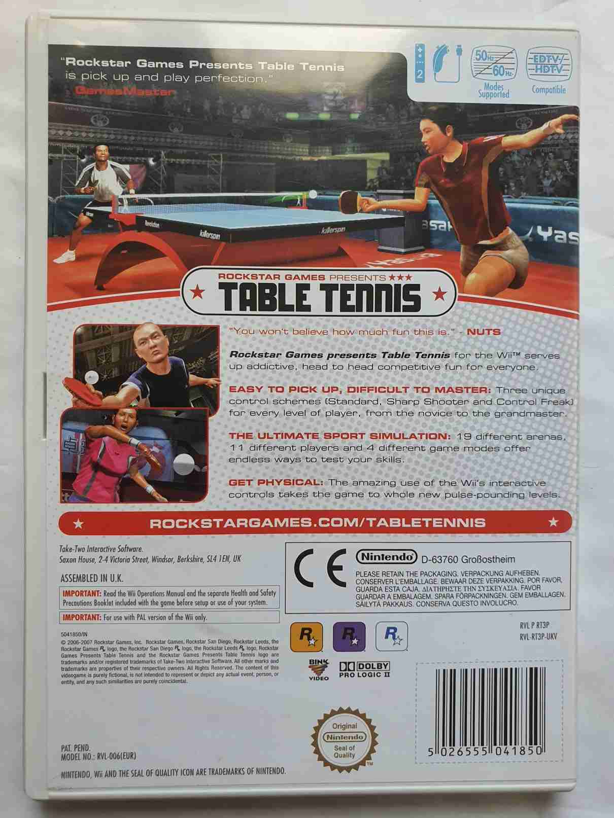 TABLE TENNIS -EN-
