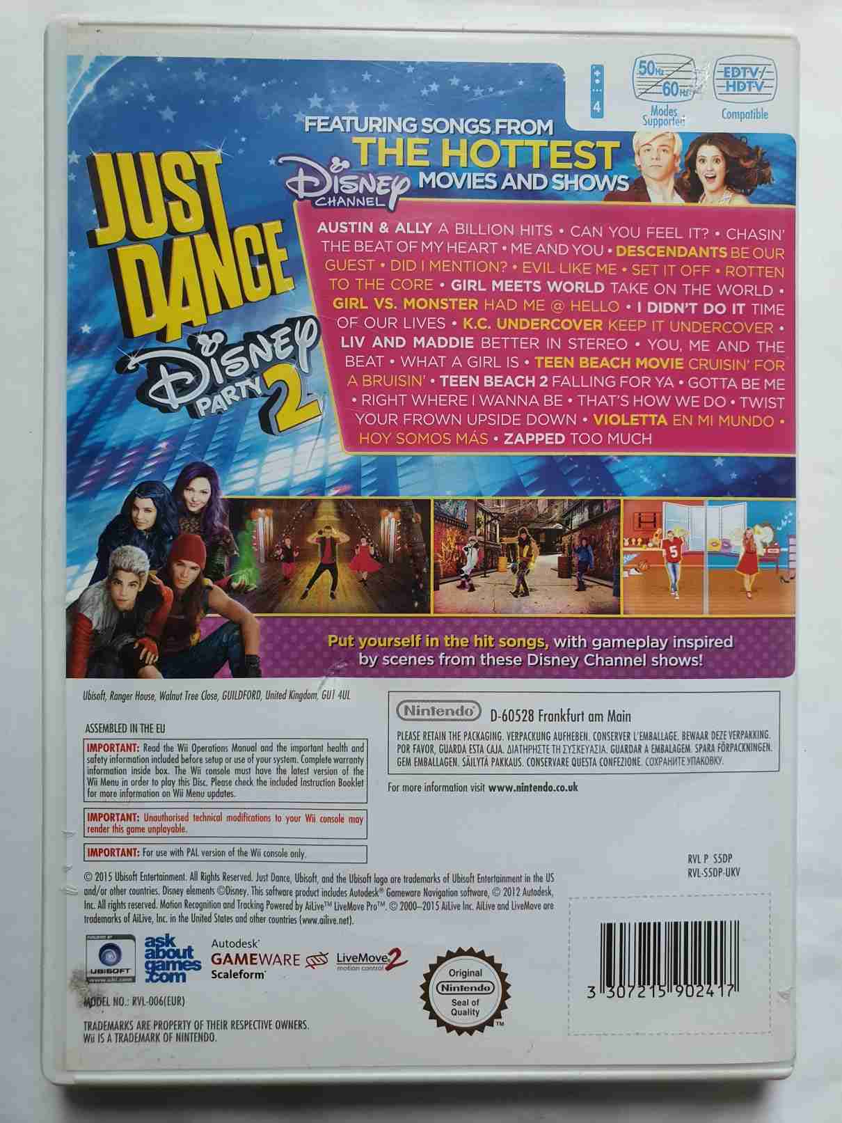 JUST DANCE DISNEY PARTY 2 -EN-