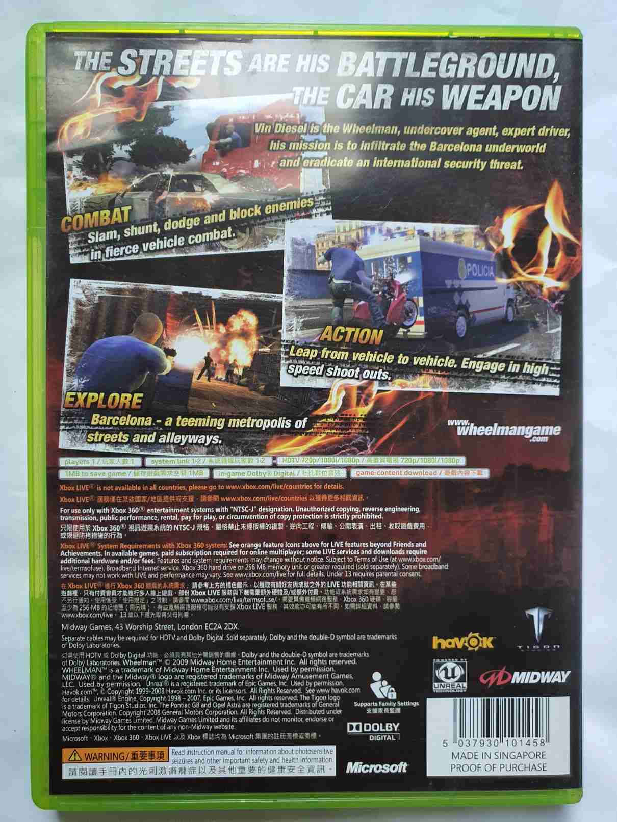 VIN DIESEL WHEELMAN -EN-