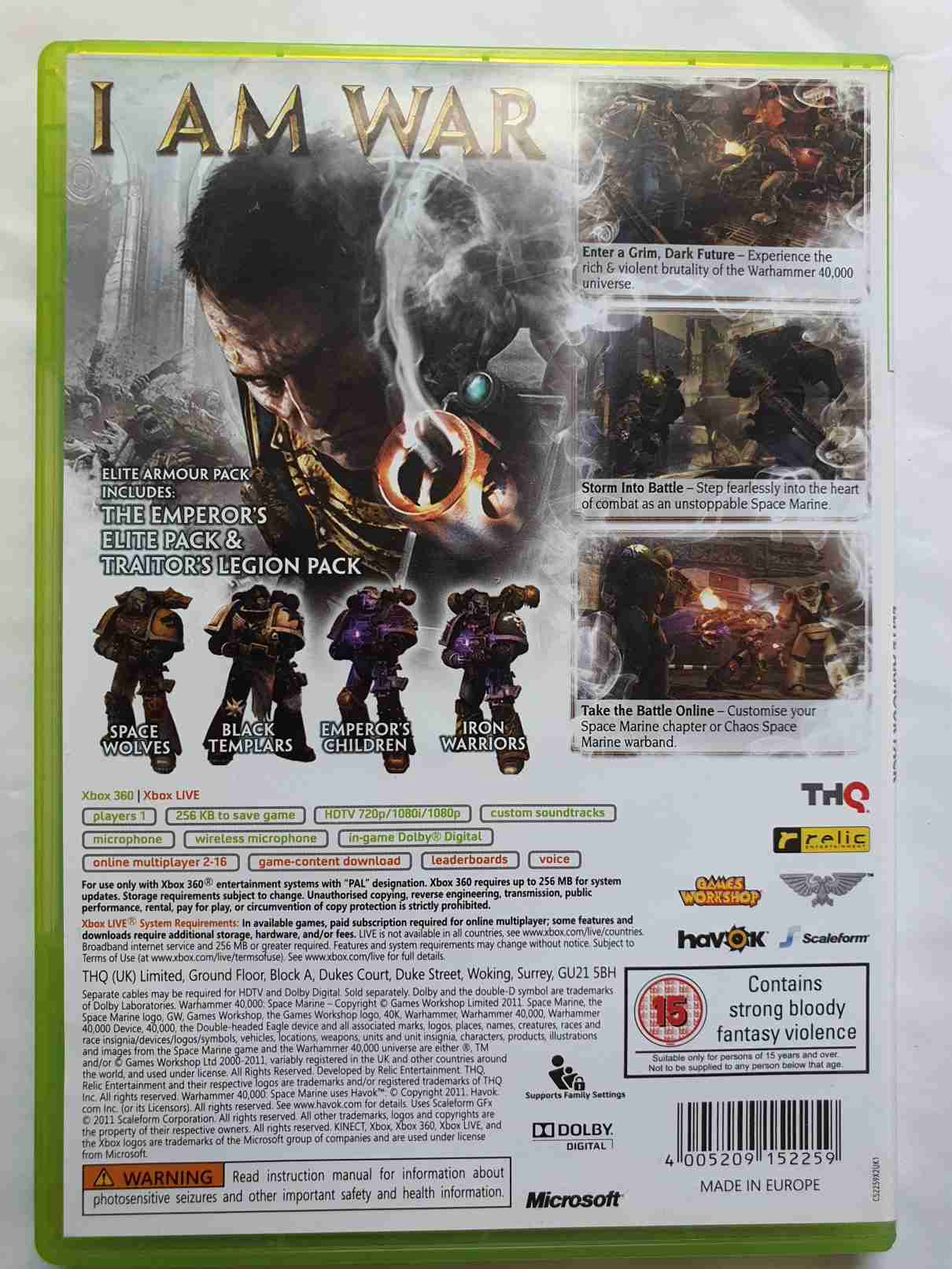 WARHAMMER 40,000 - SPACE MARINE -EN-