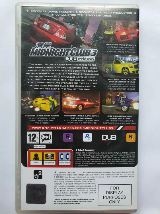 MIDNIGHT CLUB 3 DUB EDITION -EN-