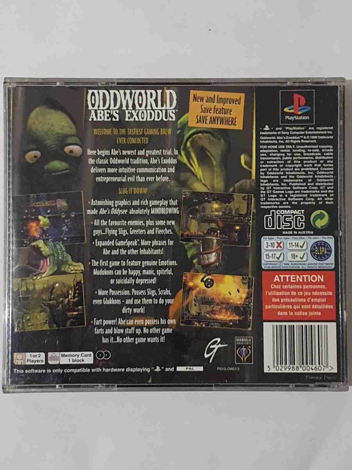 ODDWORLD ABE,S EXODUS 