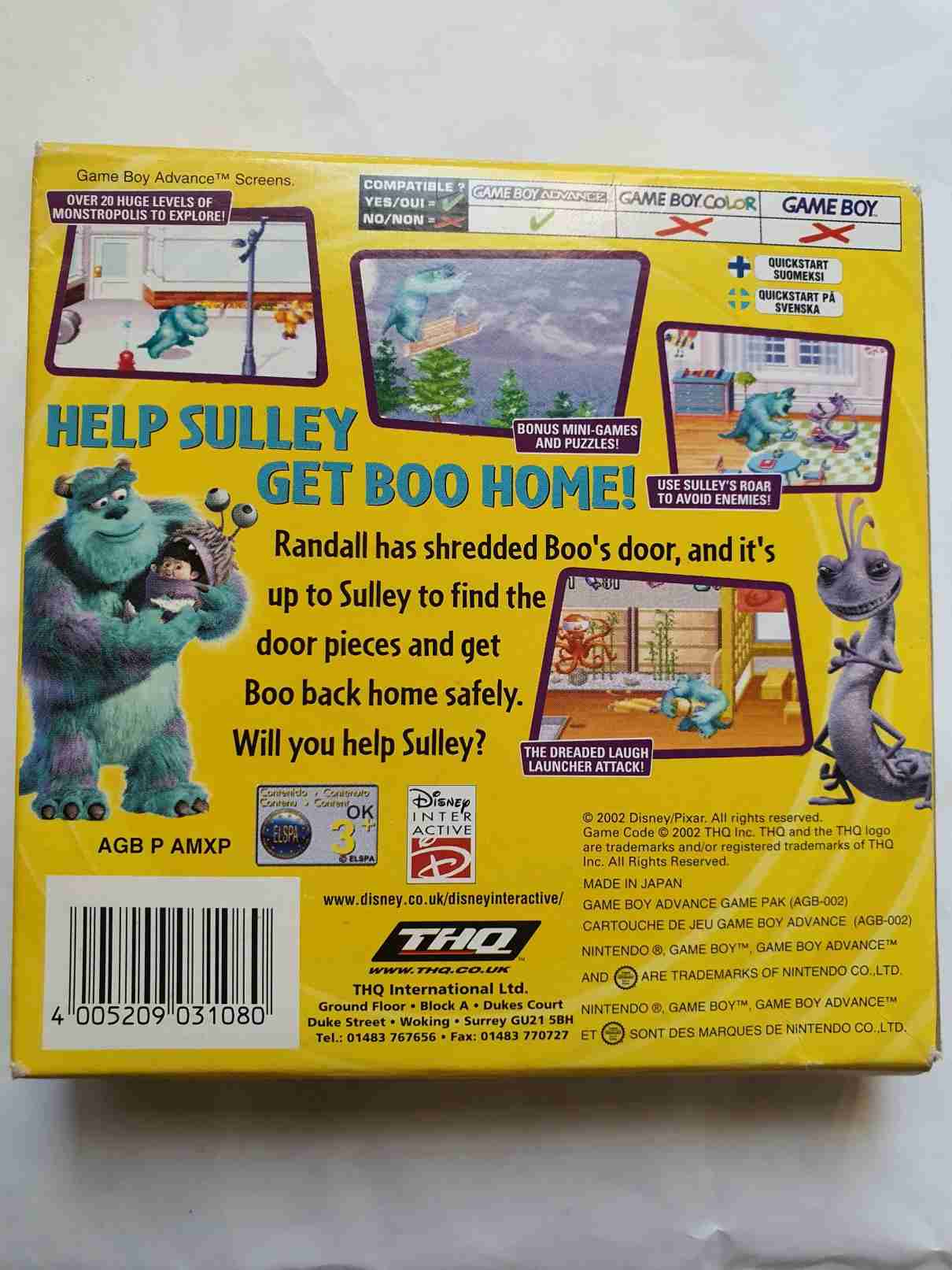 DISNEY PIXAR MONSTERS, INC.