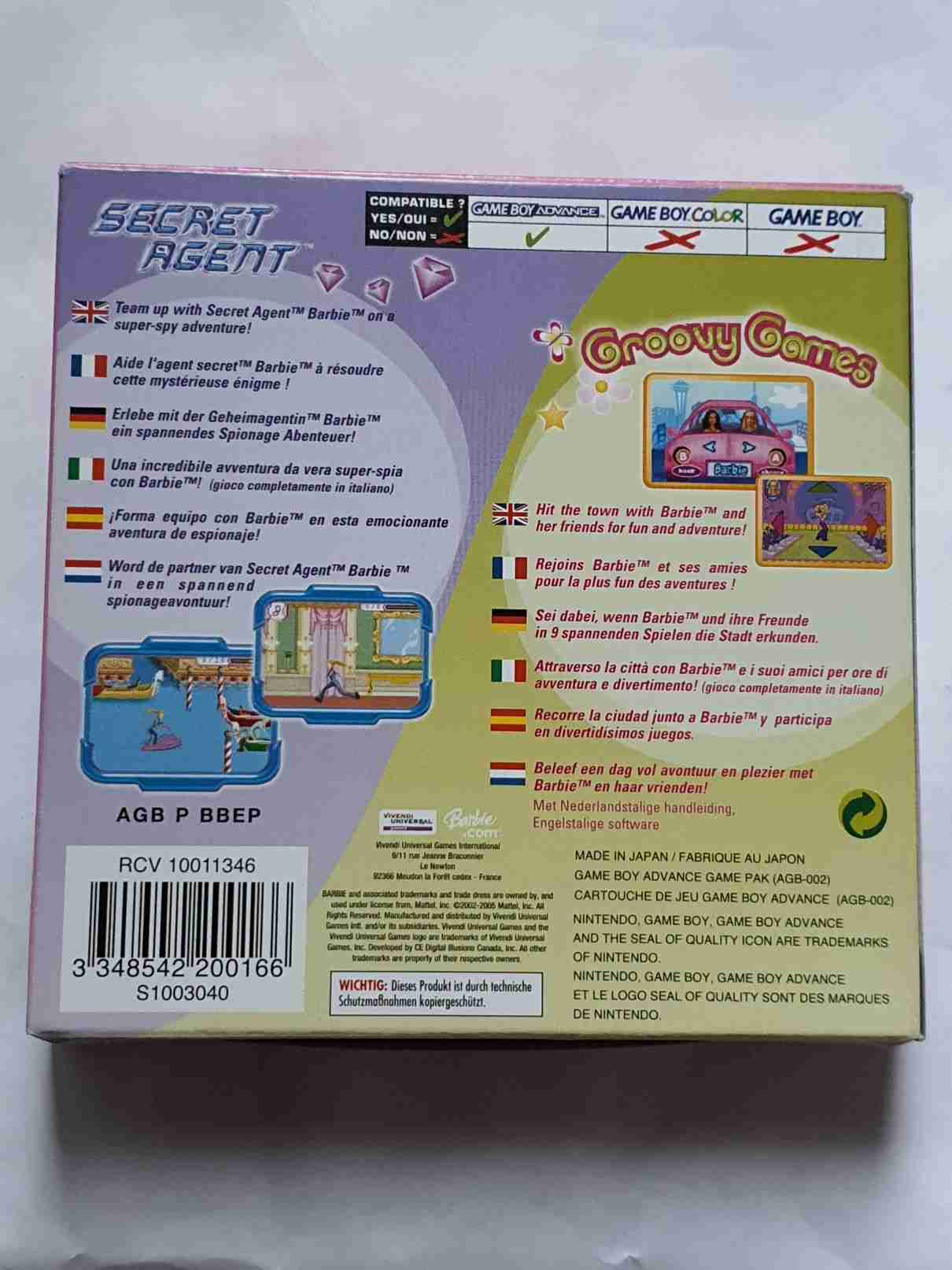 BARBIE SUPERPACK 2 IN 1 -BARBIE SECRET AGENT + BARBIE GROOVY GAMES 