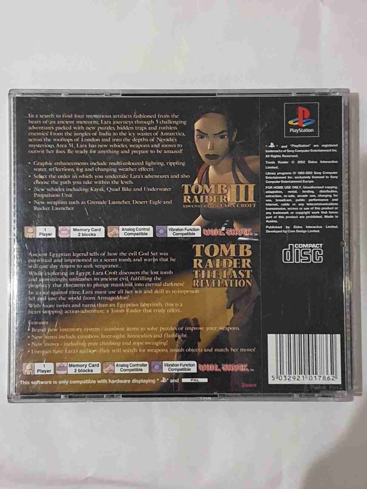 TOMB RAIDER 3 + TOMB RAIDER - THE LAST REVELATION -EN-