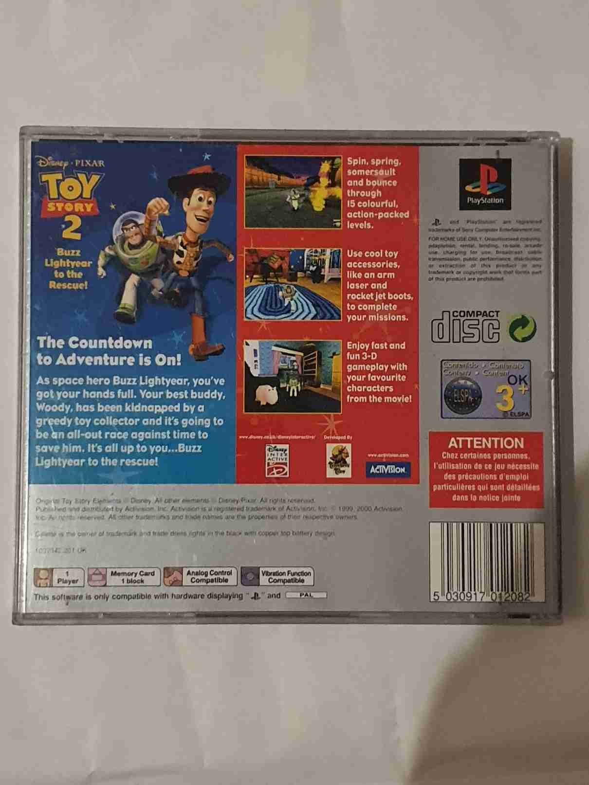 DISNEY PIXAR,S TOY STORY 2 - BUZZ LIGHTYEAR TO THE RESCUE -EN- PLATINUM - 