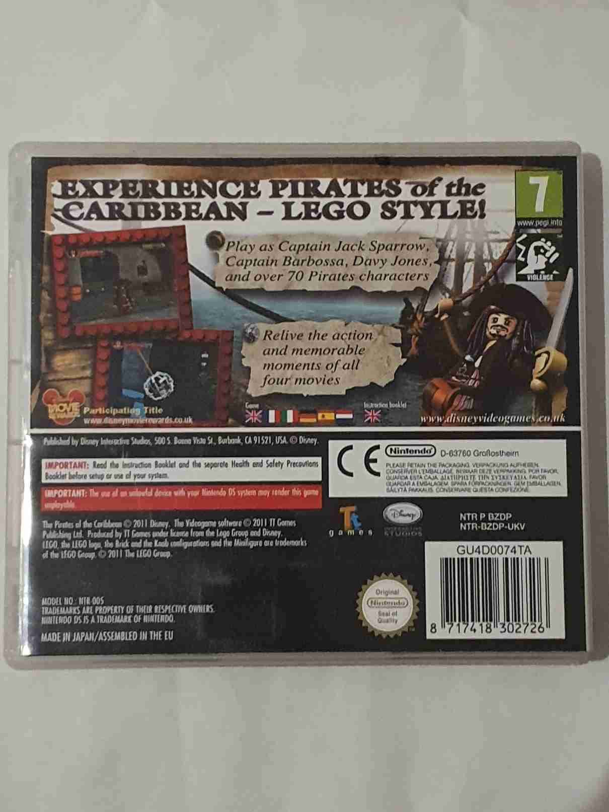 LEGO PIRATES OFTHE CARIBBEAN THE VIDEO GAME -EN- 