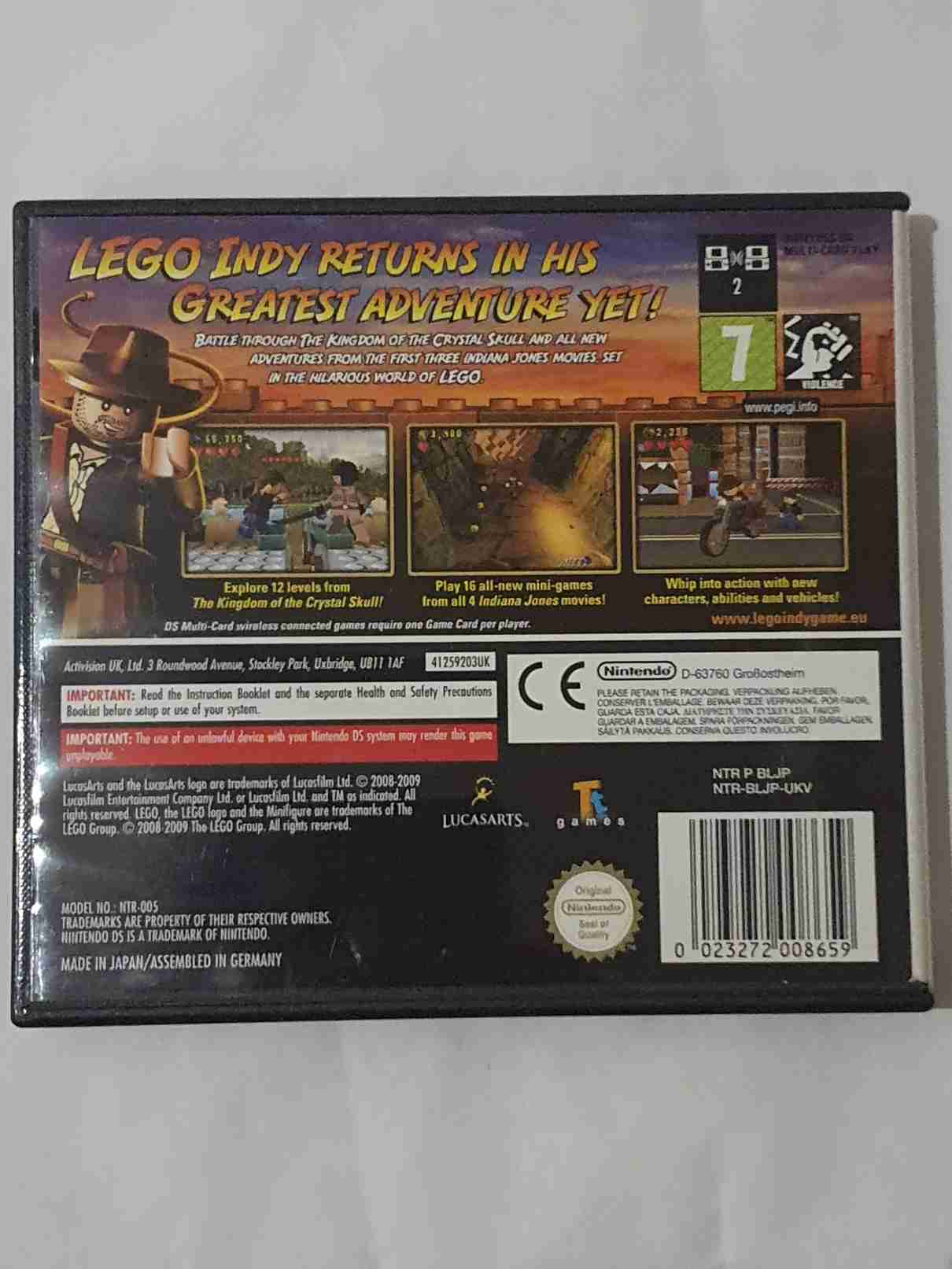 LEGO INDIANA JONES 2-THE ADVENTURE CONTINUES-EN-