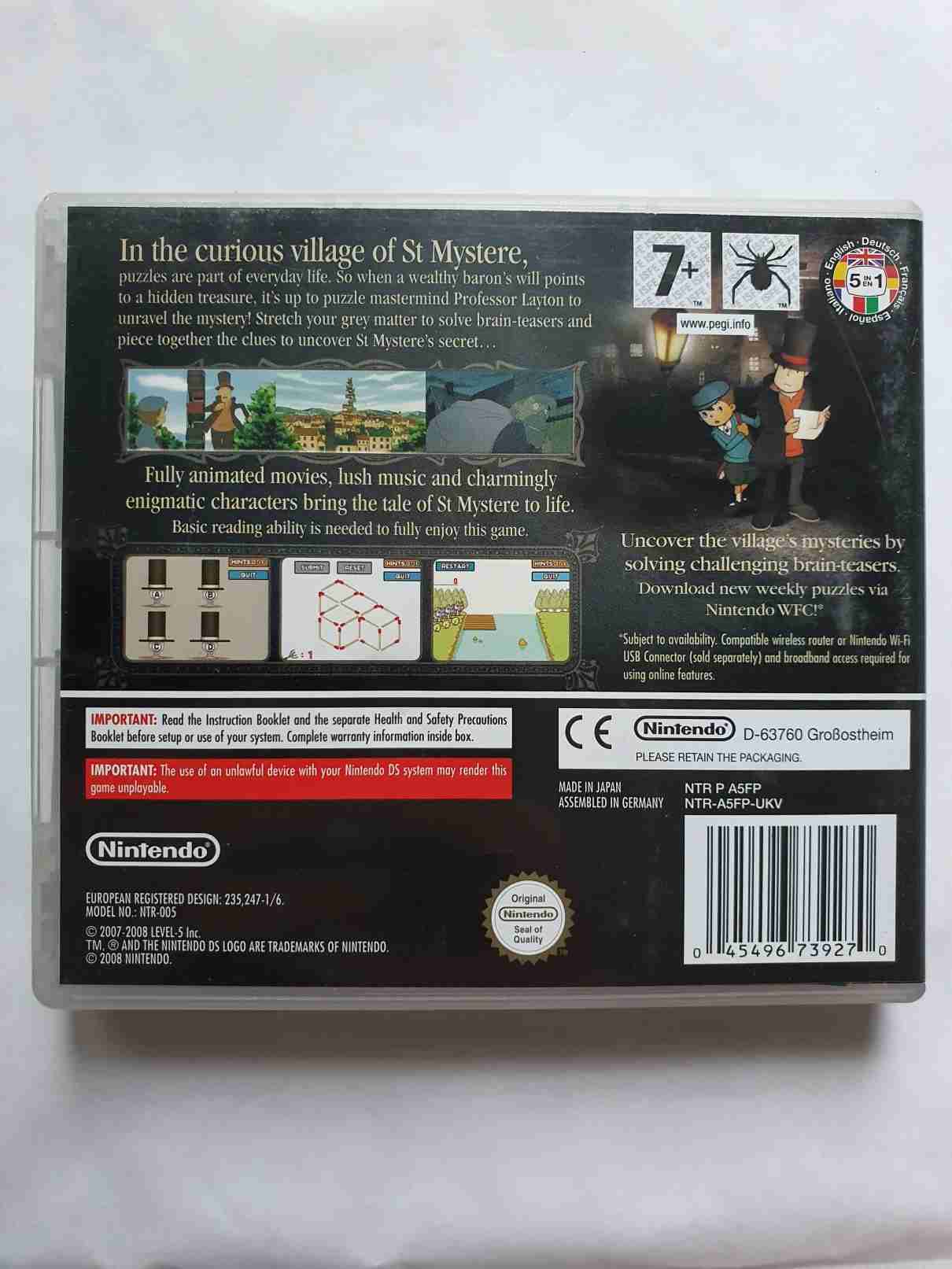 PROFESSOR LAYTON AND THE CURIOUS VILLAGE -EN-