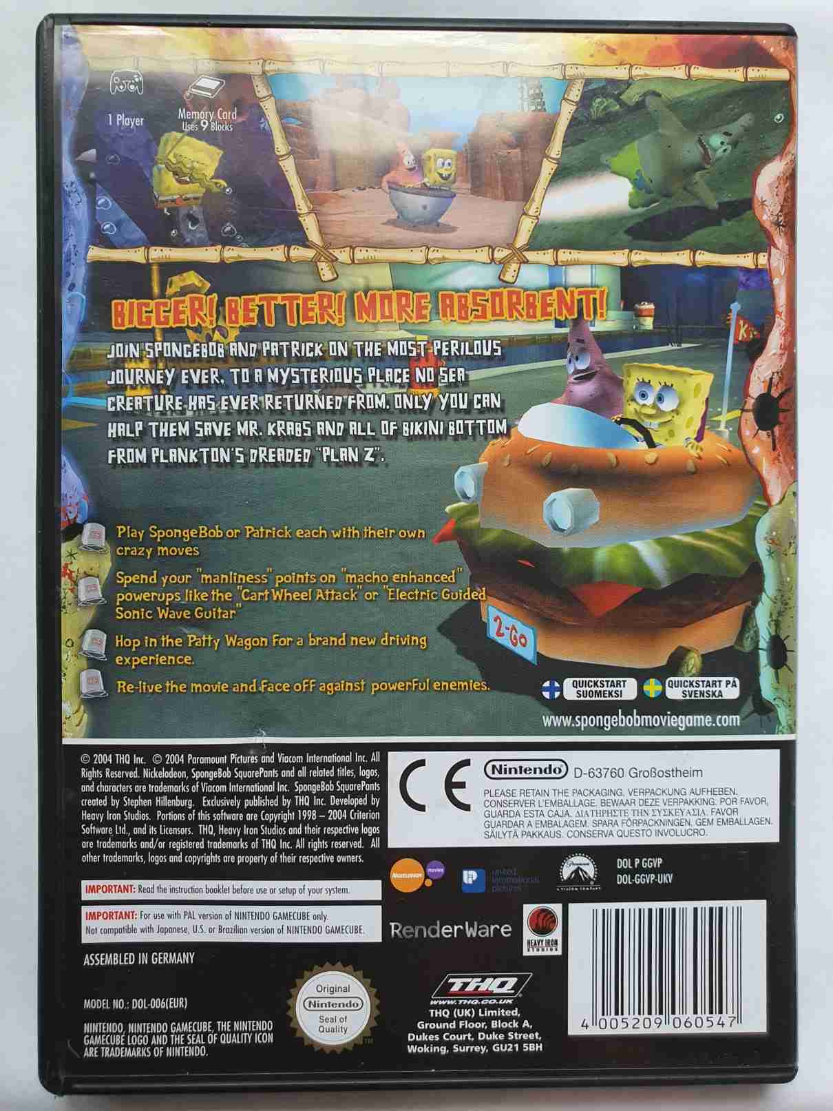 SPONGEBOB SQUAREPANTS - THE MOVIE 