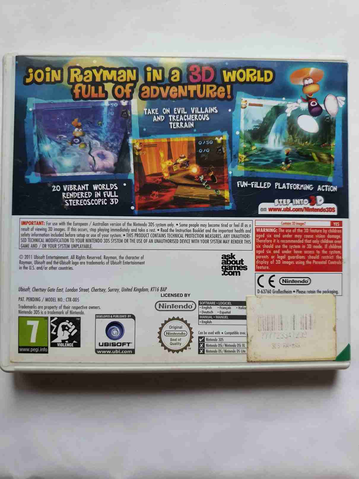 RAYMAN 3D -EN-