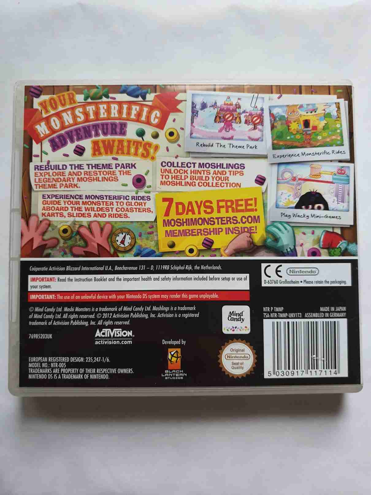 MOSHI MONSTERS MOSHLINGS THEME PARK -LIMITED EDITION -EN-