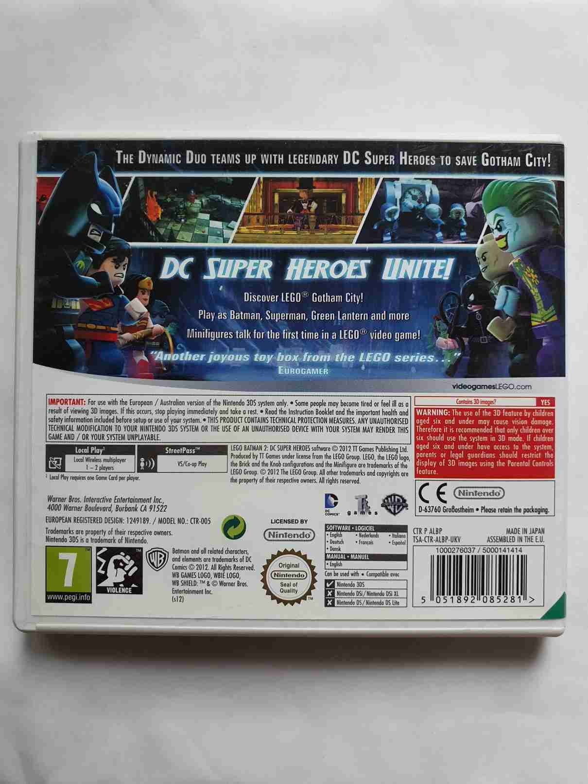 LEGO BATMAN 2 DC SUPER HEROES -EN -3DS-