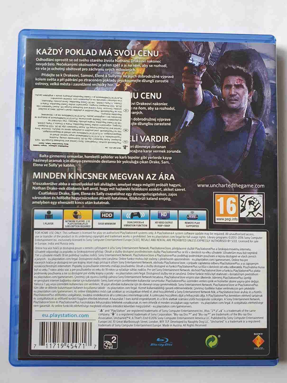 UNCHARTED 4 - A THIEF,S END -EN-