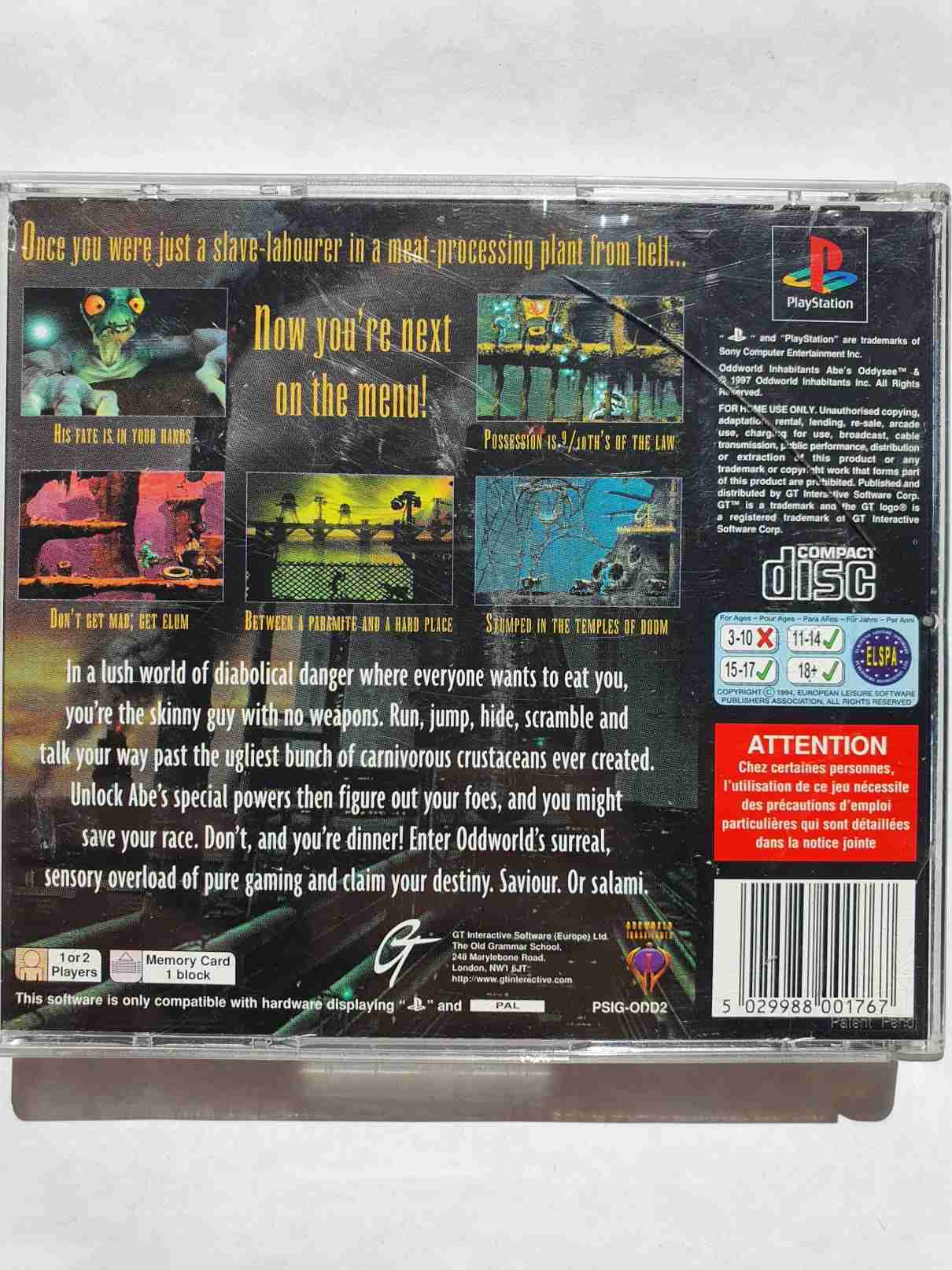 ODDWORLD - ABE,S ODDYSEE -EN-