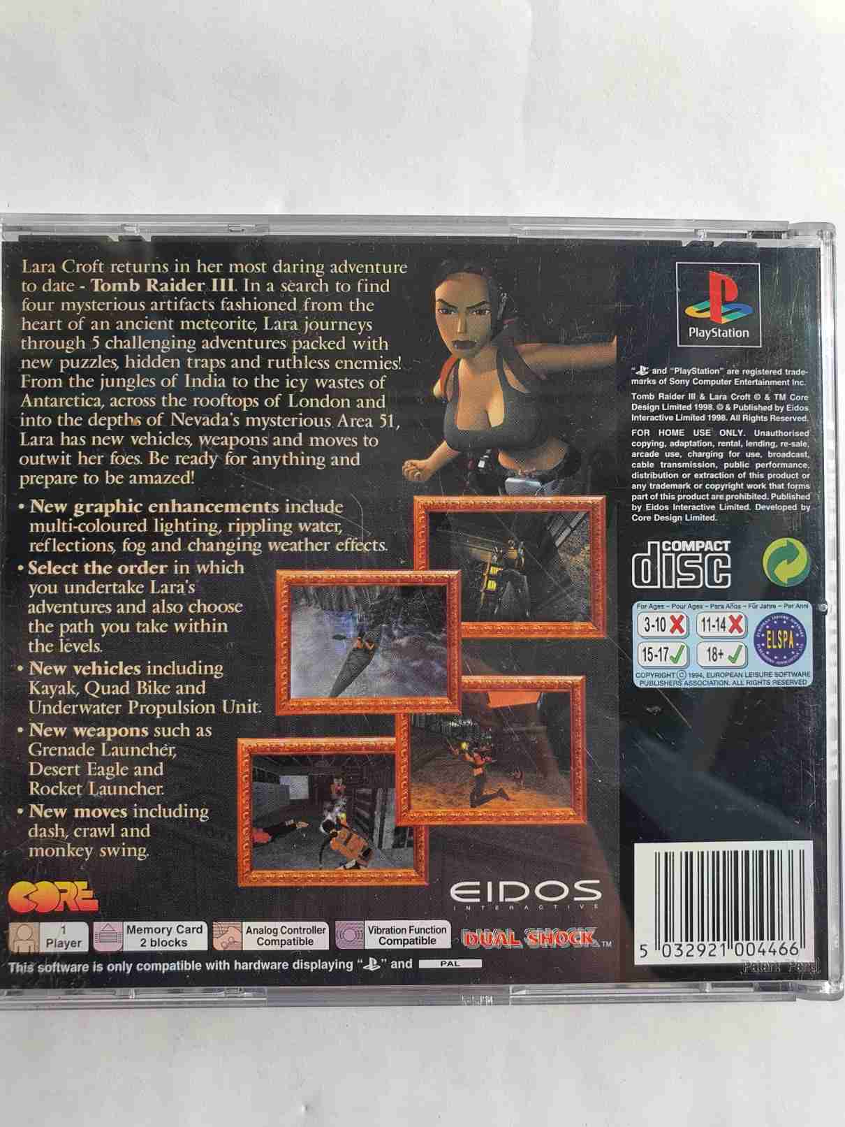 TOMB RAIDER 3 - ADVENTURES OF LARA CROFT -EN-