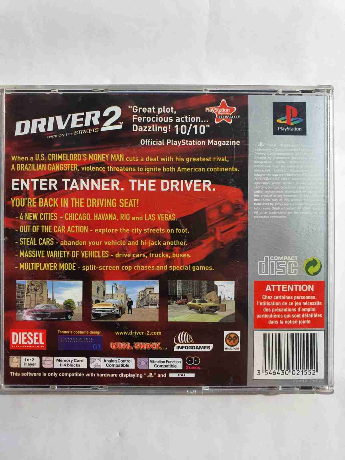 DRIVER 2 -EN- PLATINUM