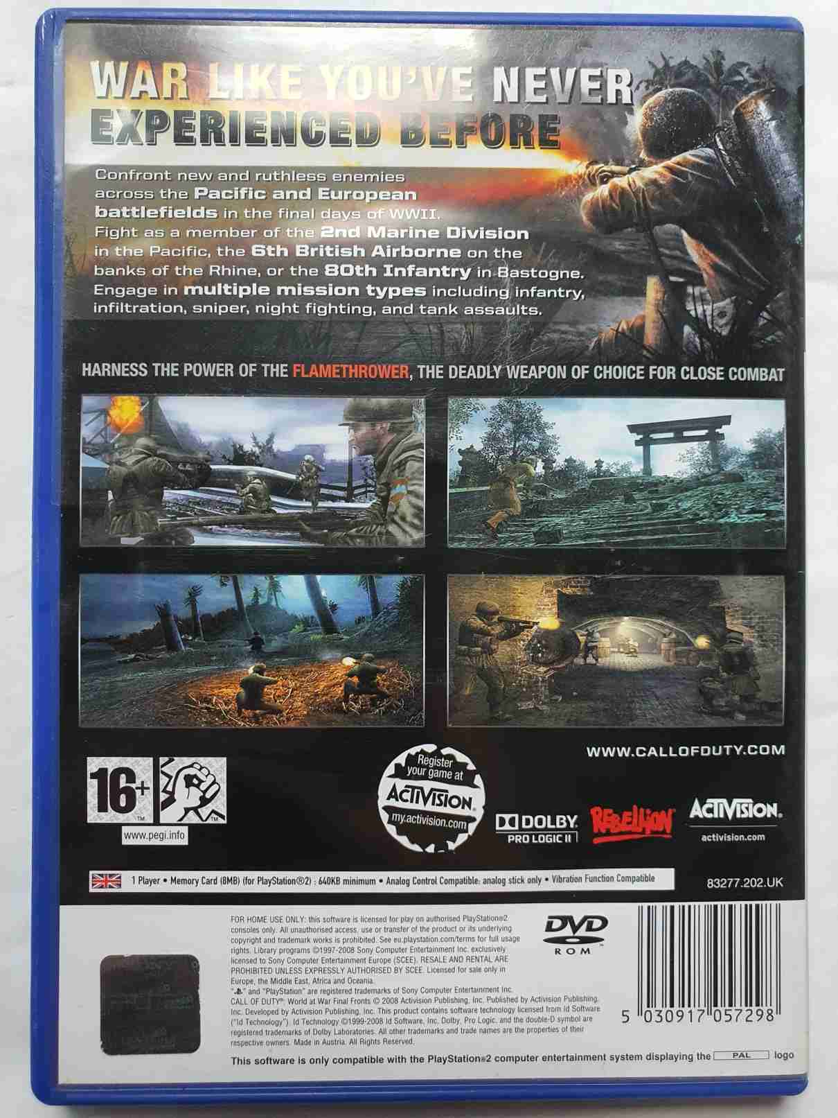 CALL OF DUTY WORLD AT WAR - FINAL FRONTS