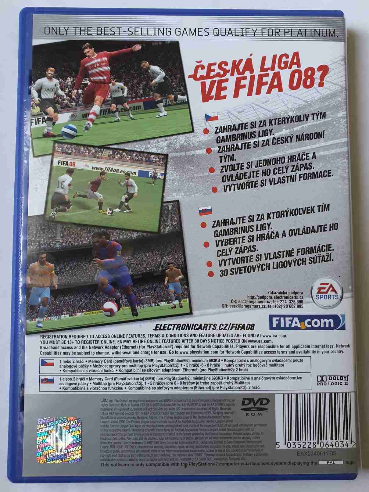 FIFA 08 -CZ-CZ DABING -PLATINUM
