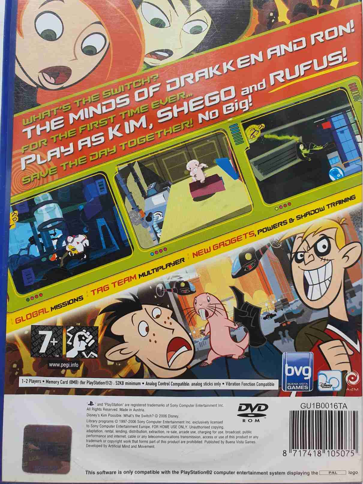 DISNEY,S KIM POSSIBLE - WHAT,S THE SWITCH