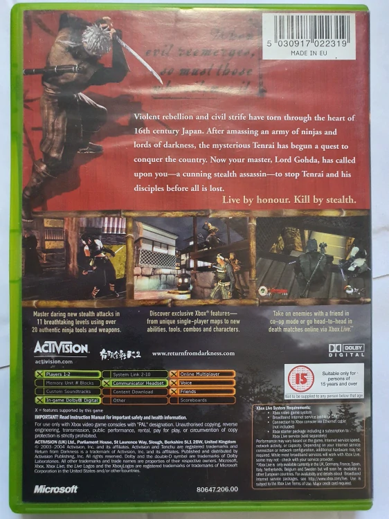 TENCHU RETURN FROM DARKNESS -EN-
