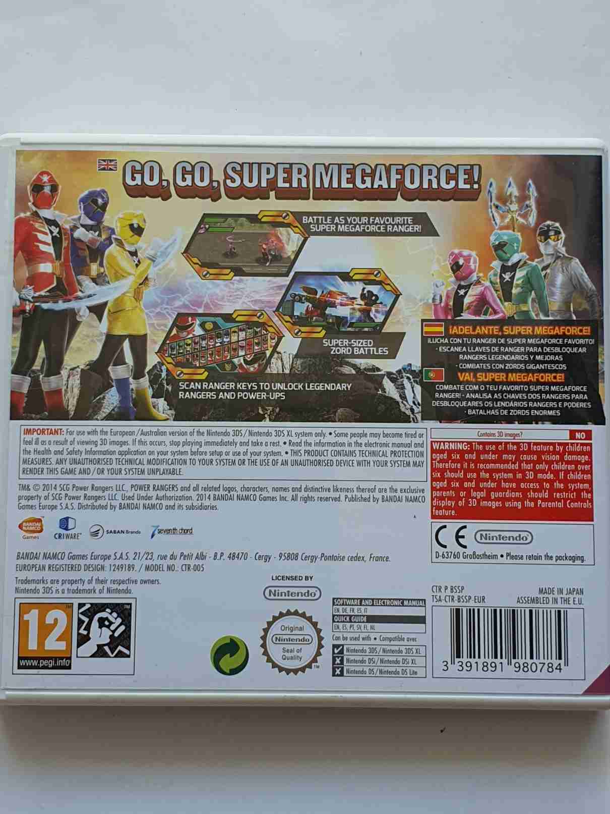 POWER RANGERS SUPER MEGAFORCE -EN-