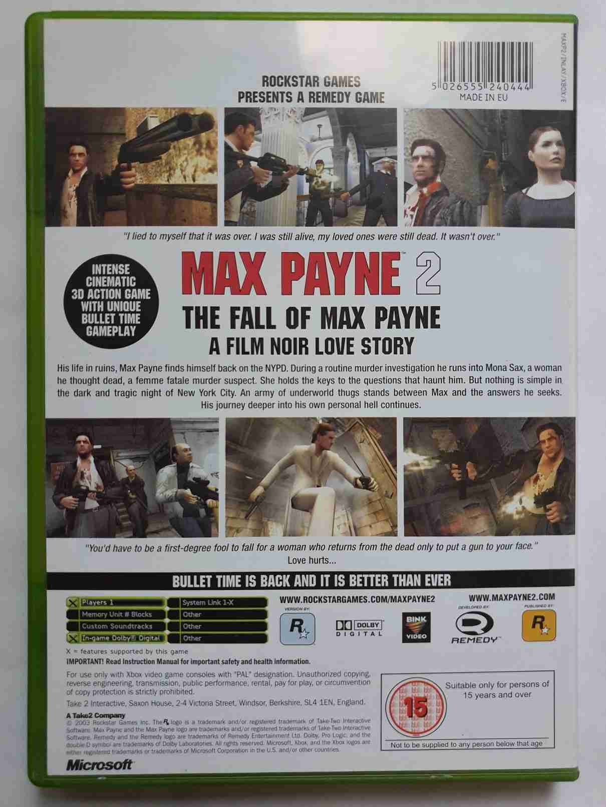 MAX PAYNE 2 - THE FALL OF MAX PAYNE 