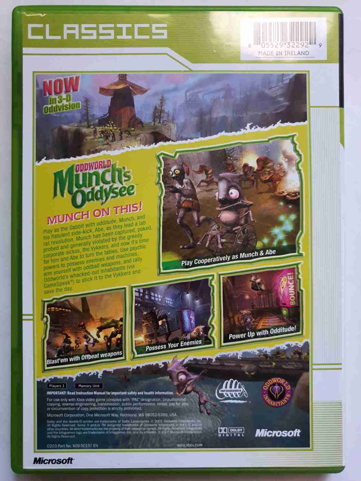 ODDWORLD MUNCH,S ODDYSEE -EN-CLASSICS-