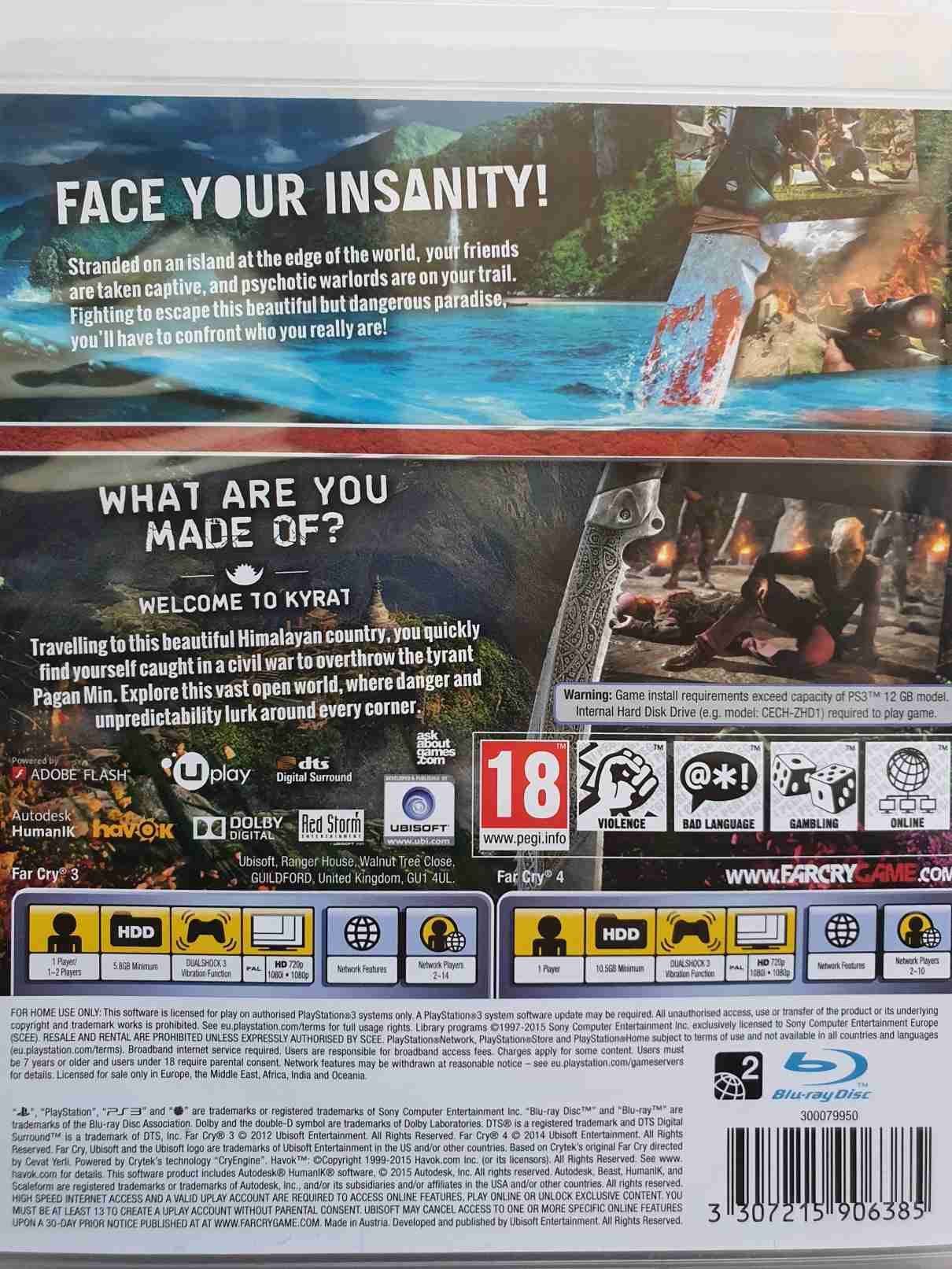 FAR CRY 3 + FAR CRY 4 -EN-