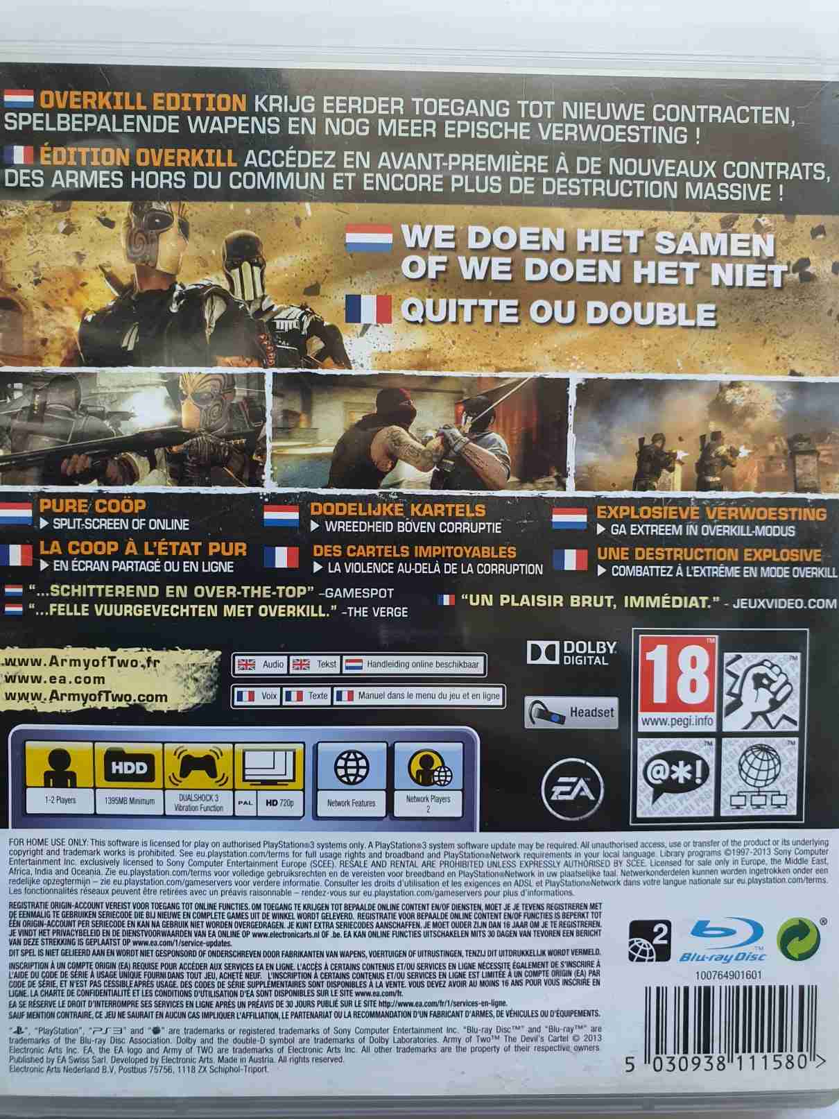 ARMY OF TWO THE DEVILS CARTEL -EN-