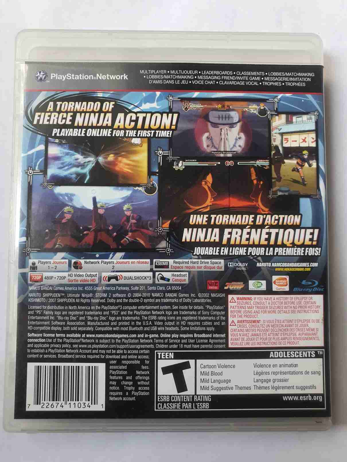 NARUTO SHIPPUDEN ULTIMATE NINJA - STORM 2 -USA-