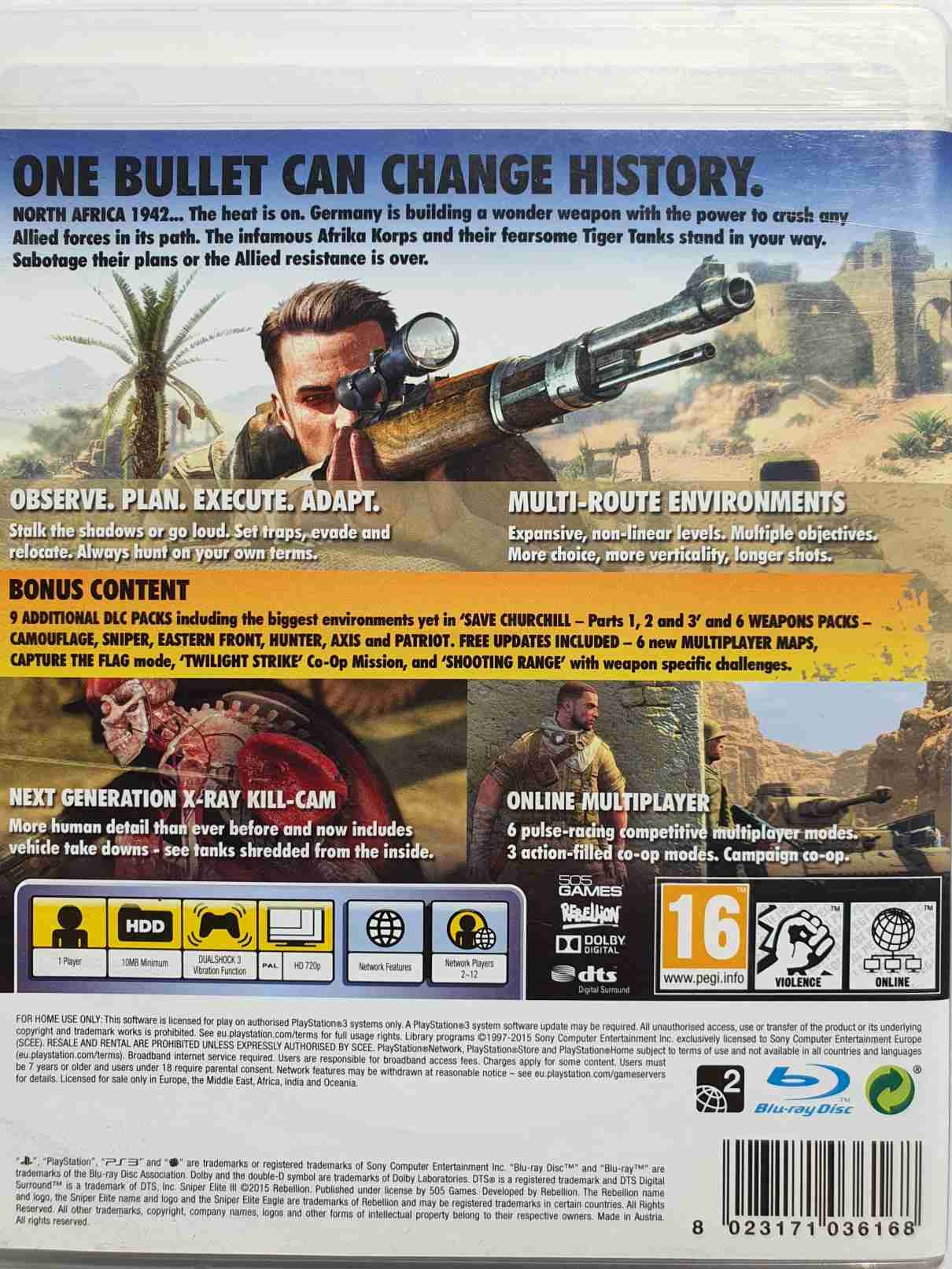 SNIPER ELITE 3 ULTIMATE EDITION -EN-