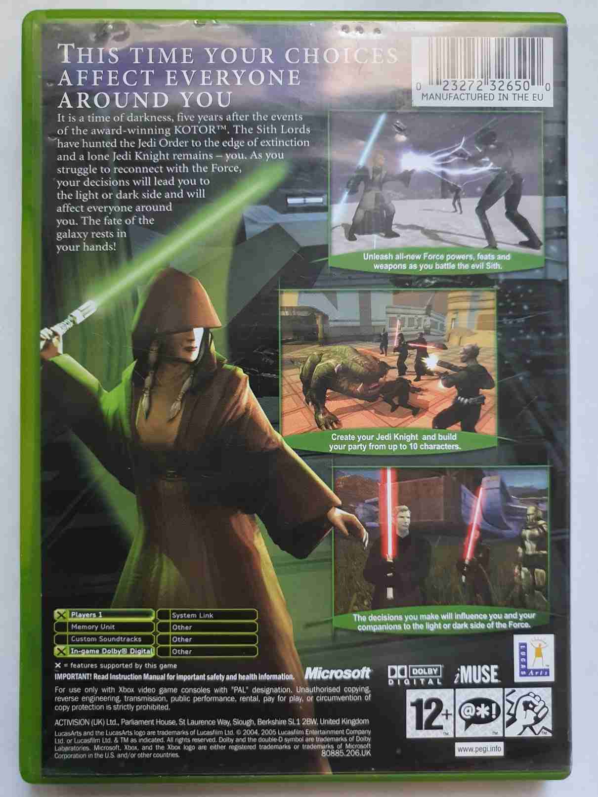 STAR WARS KNIGHTS 2 THE OLD REPUBLIC - THE SITH LORDS -EN-
