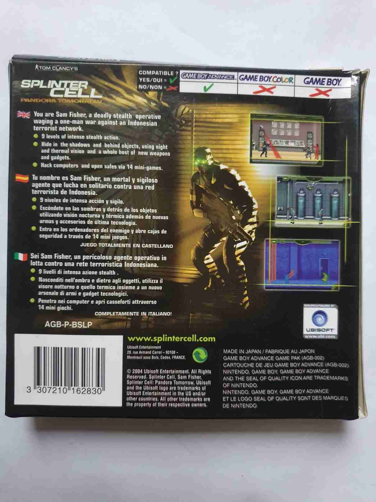 SPLINTER CELL PANDORA TOMORROW EN-