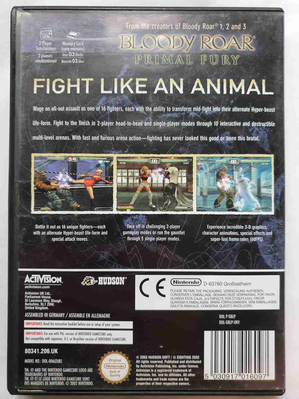 BLOODY ROAR PRIMAL FURY -EN-