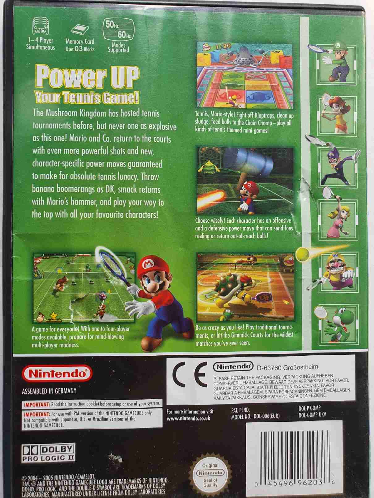MARIO POWER TENNIS -EN-