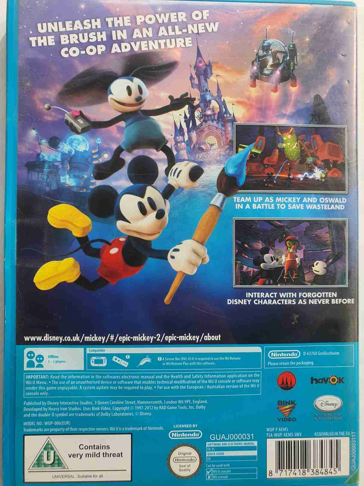 EPIC MICKEY 2 THE POWER OF TWO -EN-