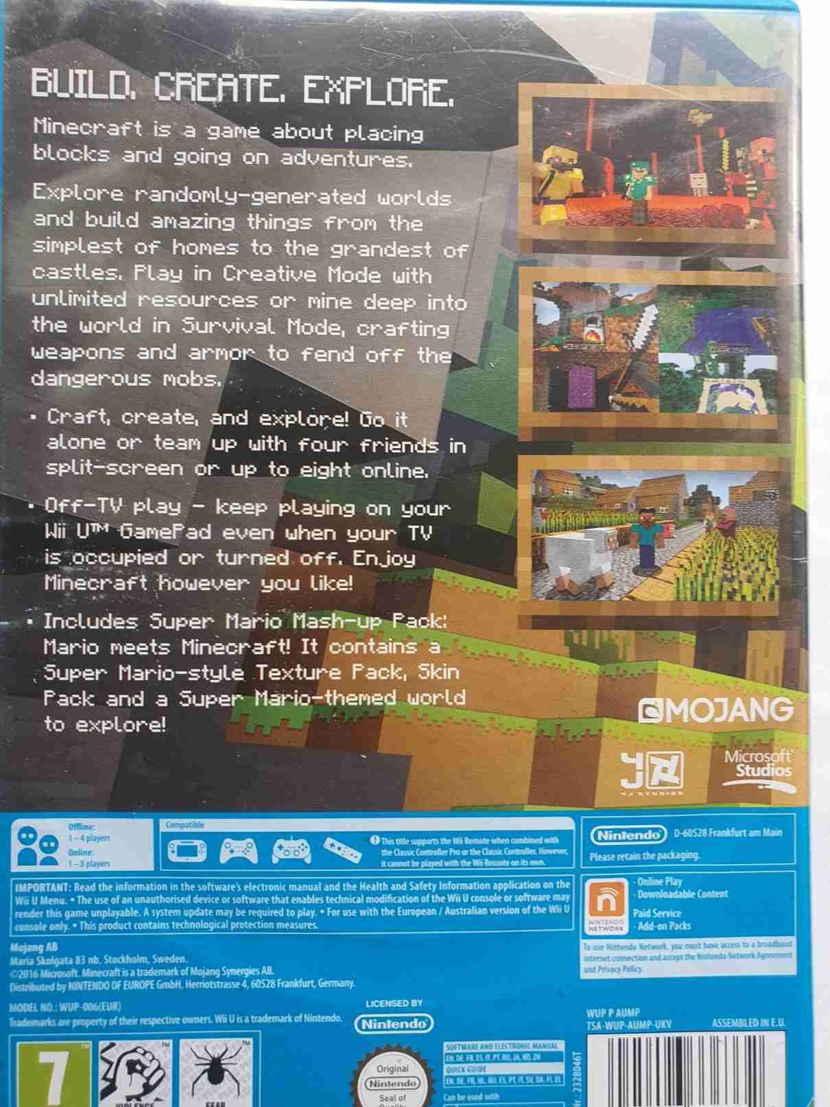 MINECRAFT WII U EDITION -EN-