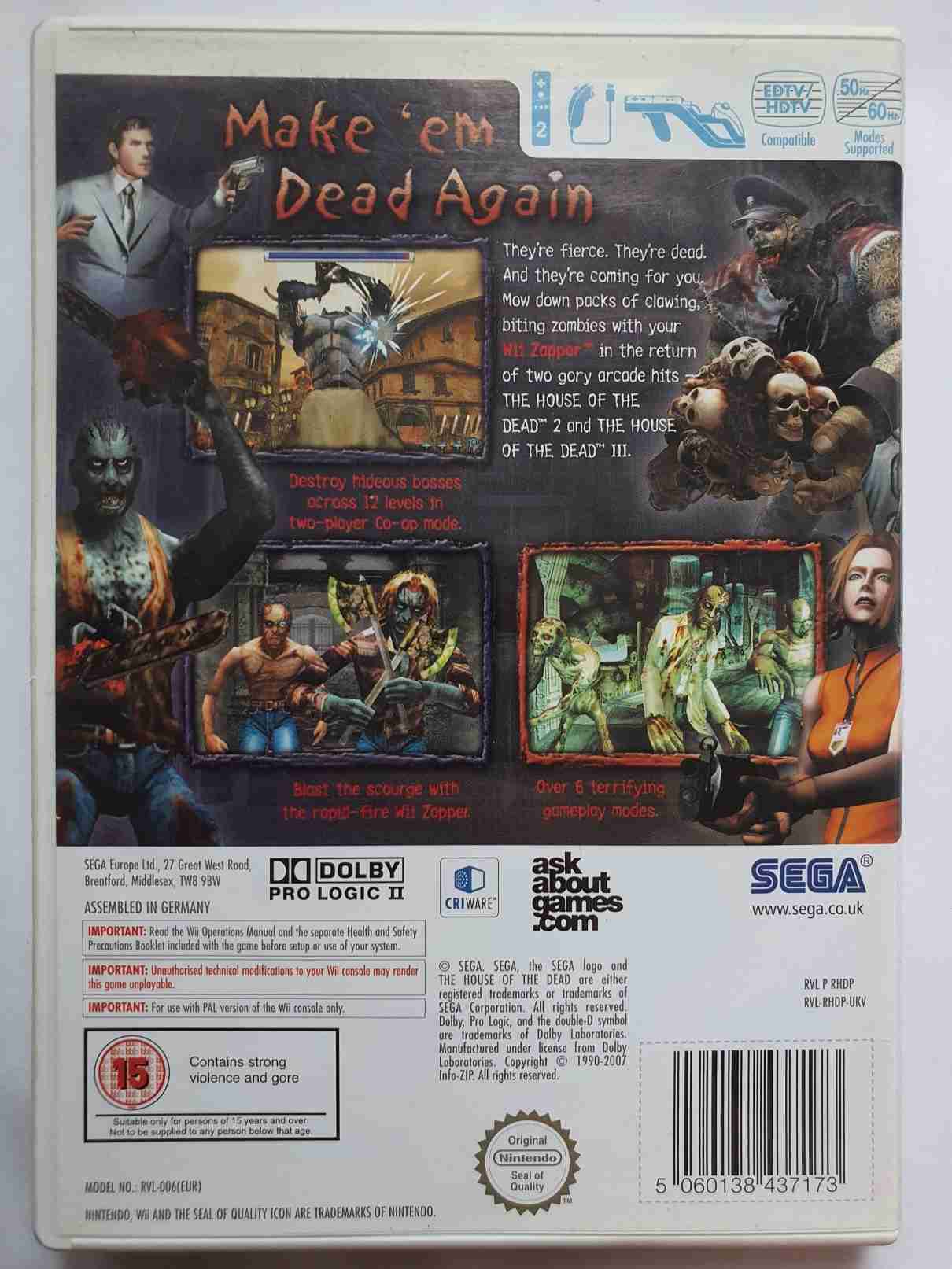 THE HOUSE OF THE DEAD 2 AND 3 RETURN -EN-