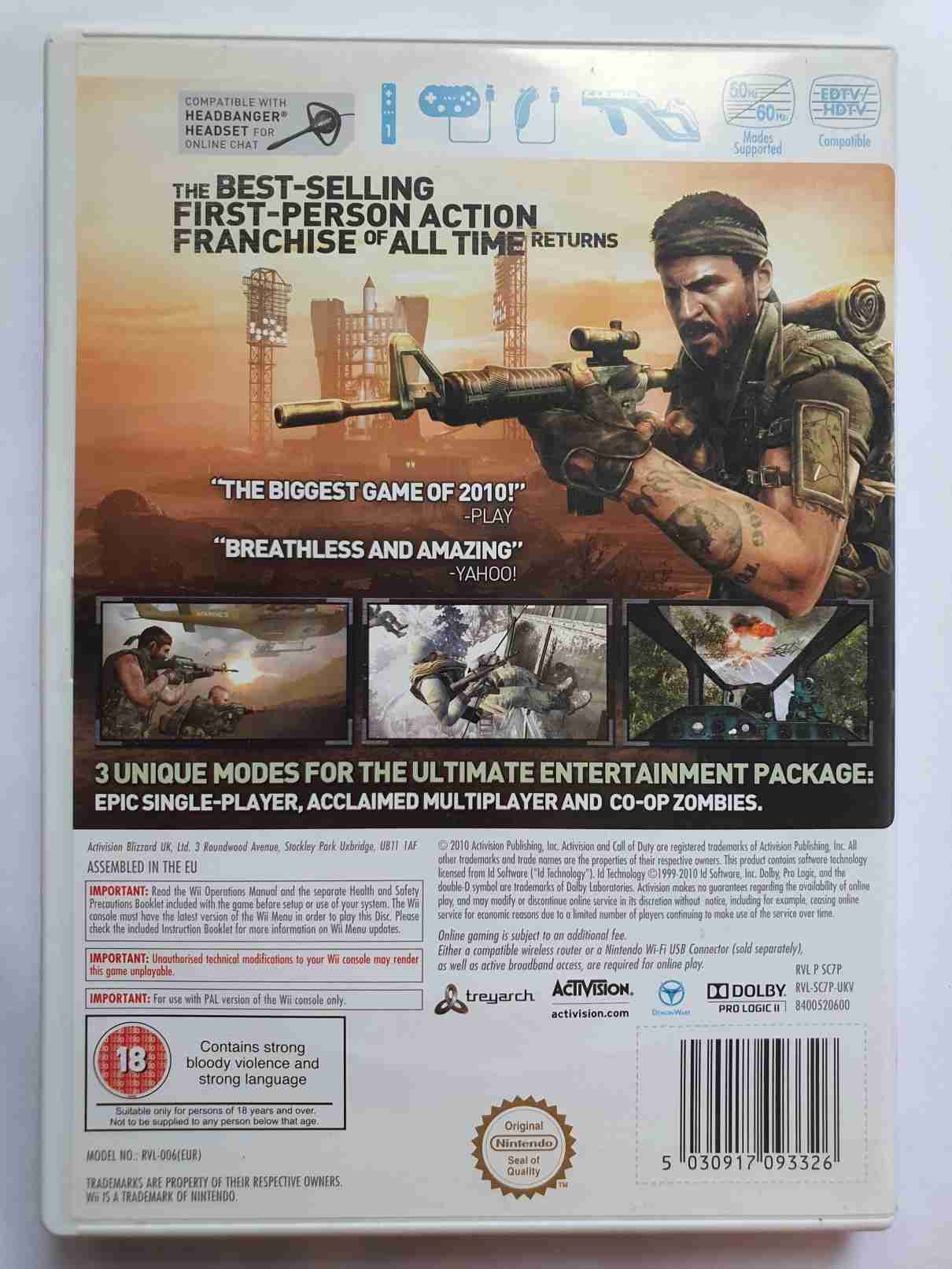 CALL OF DUTY BLACK OPS -EN-