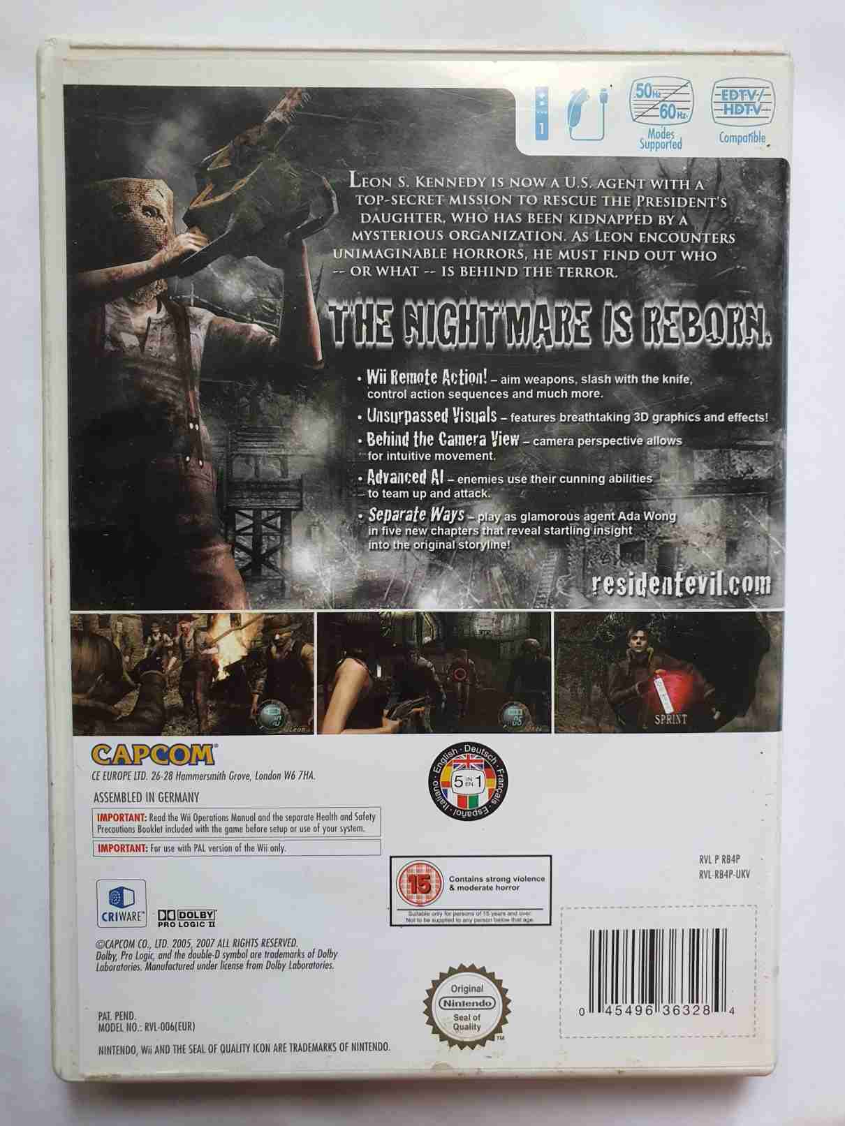 RESIDENT EVIL 4 WII EDITION -EN-