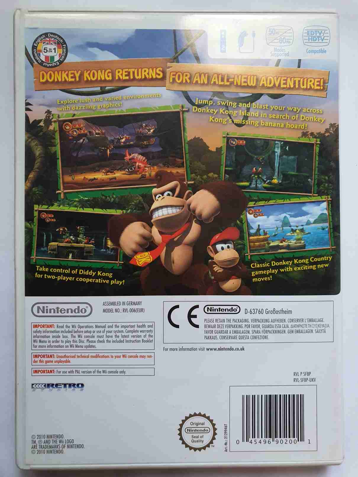DONKEY KONG COUNTRY RETURNS -EN-