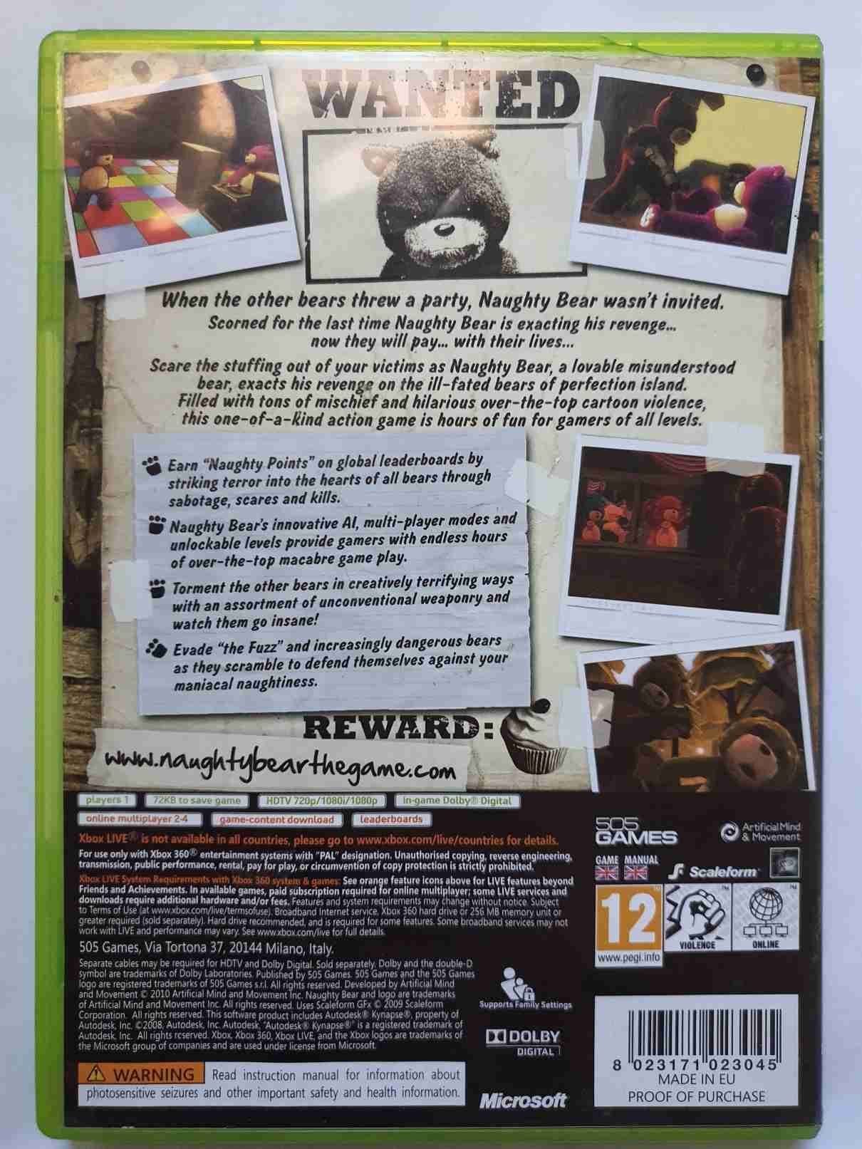 NAUGHTY BEAR -EN-
