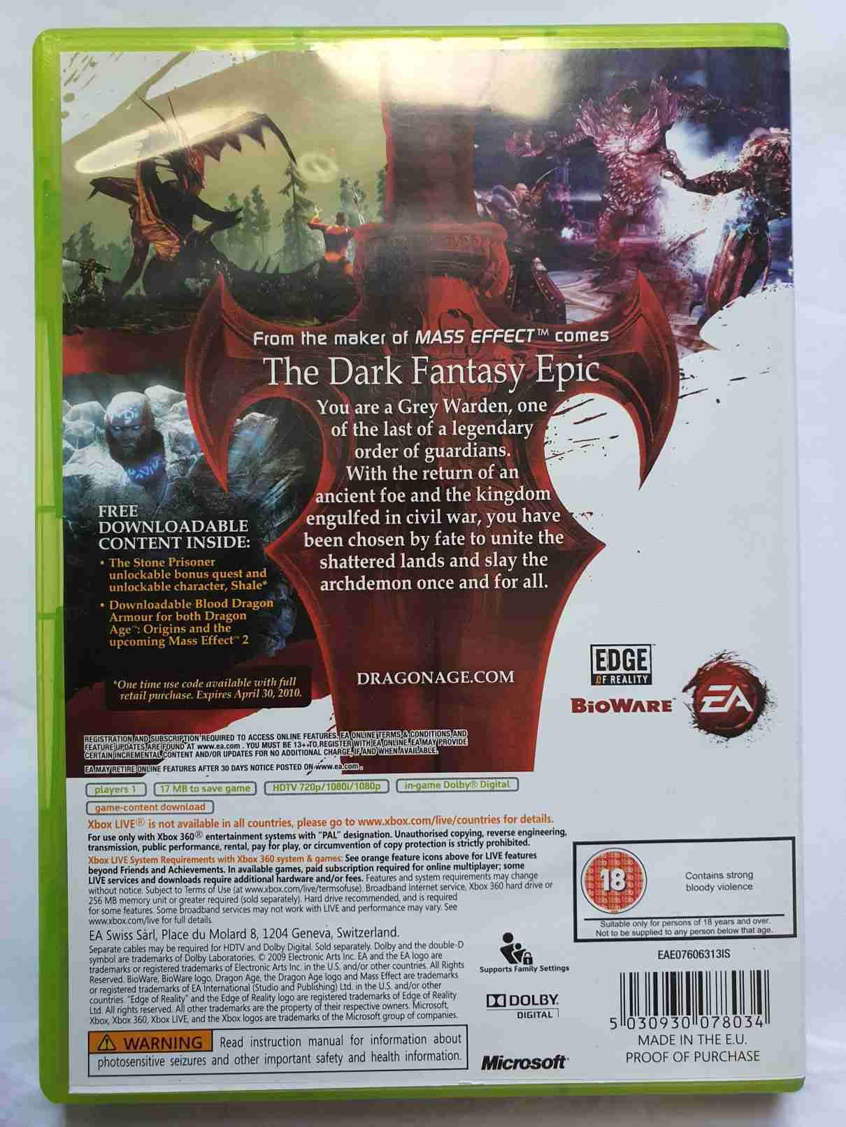 DRAGON AGE ORIGINS -EN-